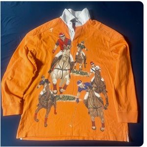 Ralph Lauren 5 horseman shirt used in mint condition. No flaws size L